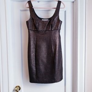 Trina Turk Metallic Brown Dress